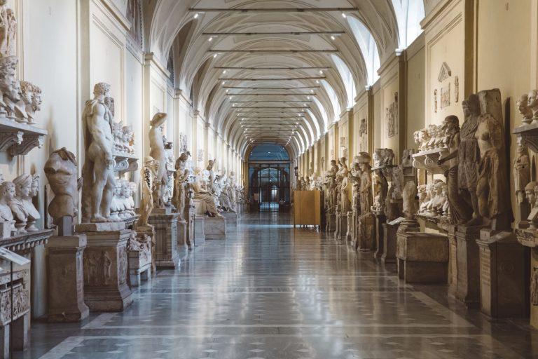 baroque marble sculptures in vatican museum
